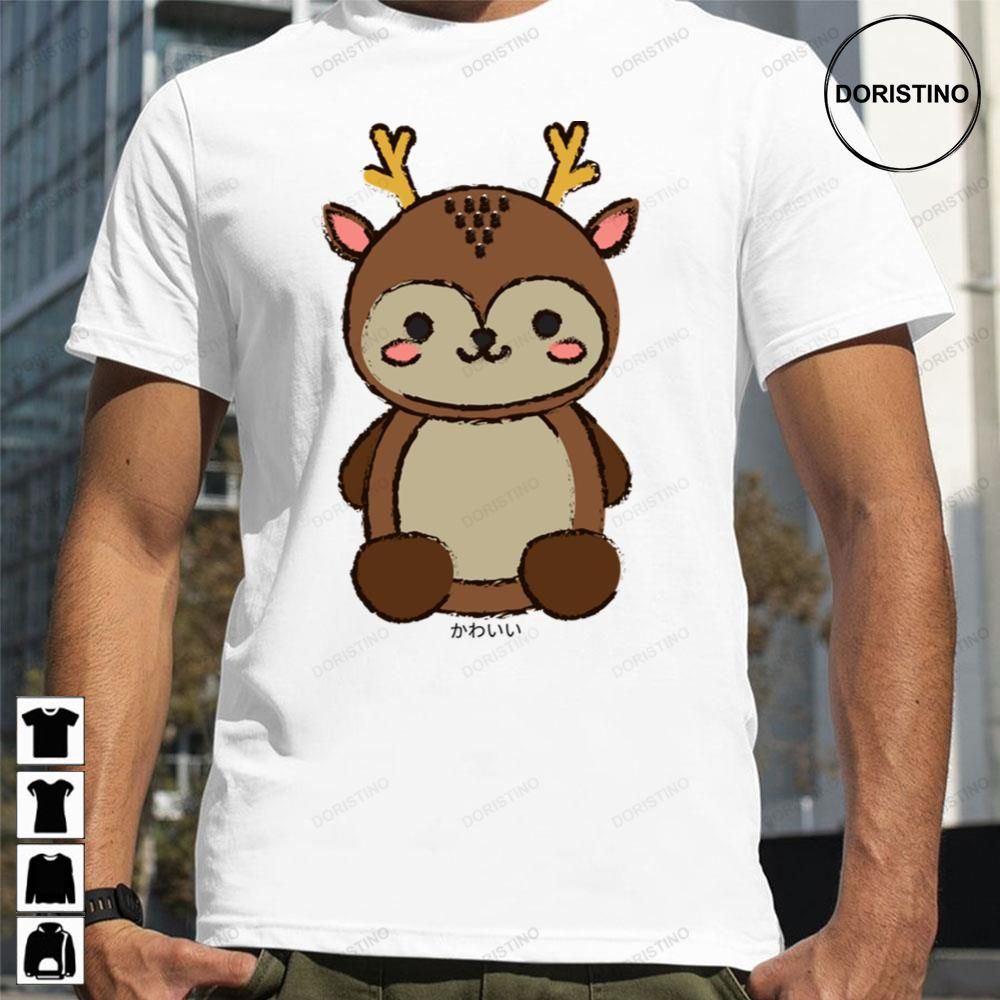 Kawaii Cute Deer Animal Artwork Limited Edition T-shirts